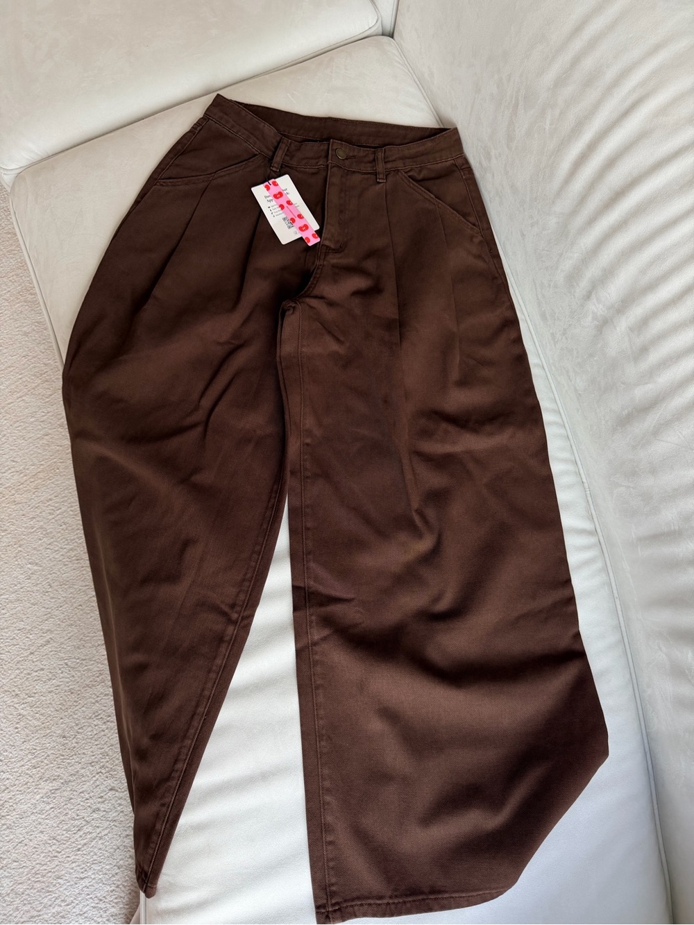 Cider - Women’s Wide Leg Brown Pants